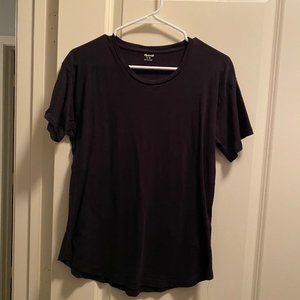 Madewell Black Crew Neck T-Shirt